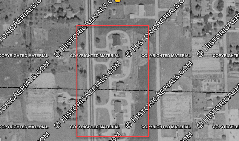 Stage Stop Motel - 1955 Aerial (newer photo)